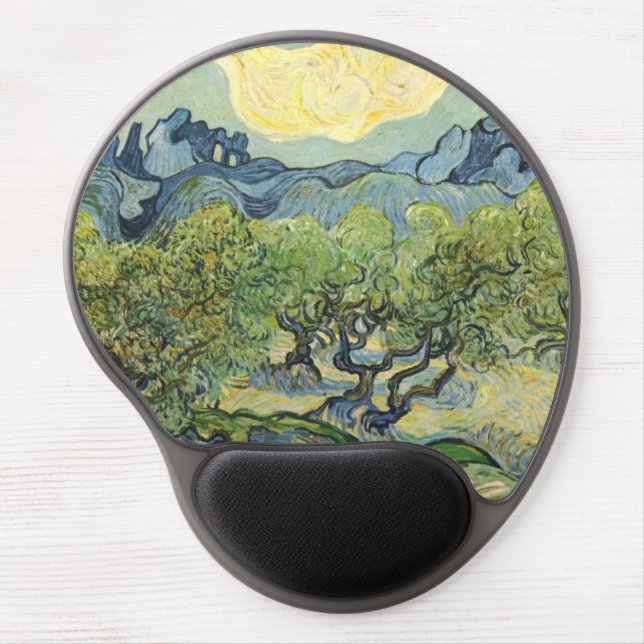 Landscape with Olive Vincent Willem van Gogh    Gel Mouse Pad (Front)