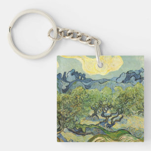 Landscape with Olive Vincent Willem van Gogh   Keychain