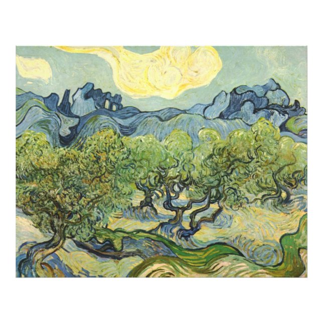 Landscape with Olive Vincent Willem van Gogh   Photo Print (Front)