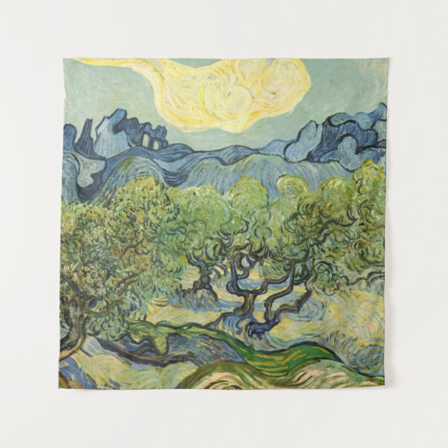 Landscape with Olive Vincent Willem van Gogh   Tapestry (Front)