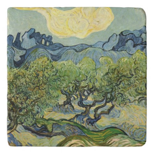 Landscape with Olive Vincent Willem van Gogh   Trivet