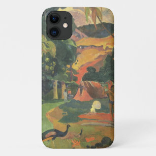 Landscape with Peacocks by Paul Gauguin iPhone 11 Case