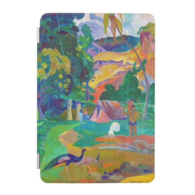 Landscape with Peacocks, Gauguin iPad Mini Cover (Front)