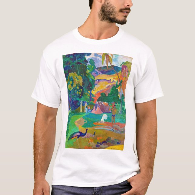 Landscape with Peacocks, Gauguin T-Shirt (Front)