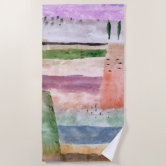Kitchen towel, Paul Klee, Architecture of the Plain, Abstract art