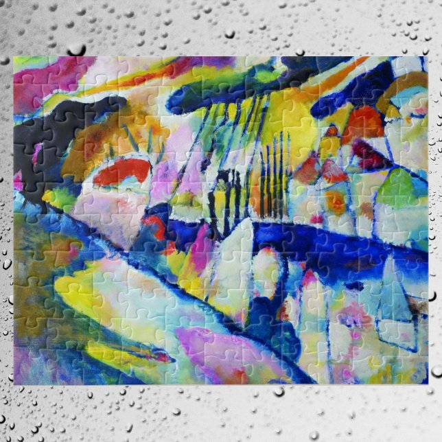 Landscape with Rain by Wassily Kandinsky Jigsaw Puzzle (Creator Uploaded)