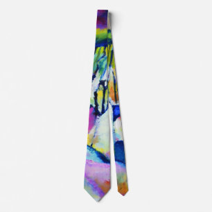 Landscape with Rain by Wassily Kandinsky Neck Tie