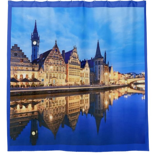 LANDSCAPE WITH RIVER SHOWER CURTAIN (Front)
