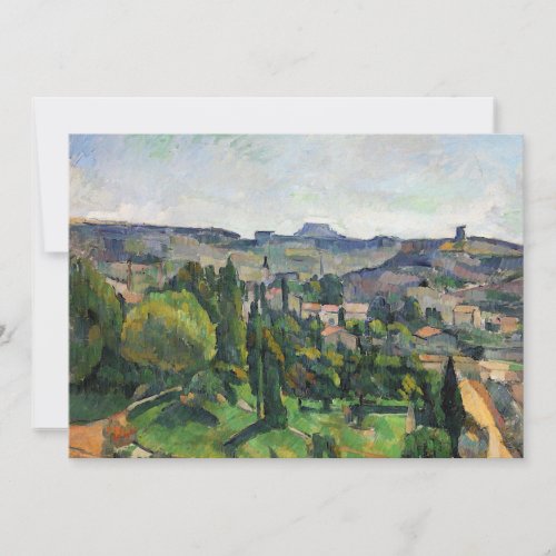 Landscape with Road and Bell Tower Card