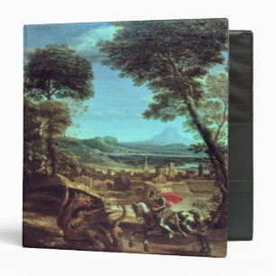 Landscape with St.George and the Dragon, c.1610 3 Ring Binder