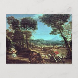 Landscape with St.George and the Dragon, c.1610 Postcard