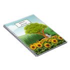 Landscape with Sunflowers / Add Your Name Journal