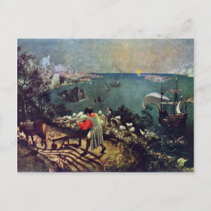 Landscape With The Fall Of Icarus By Bruegel D. Ä. Postcard