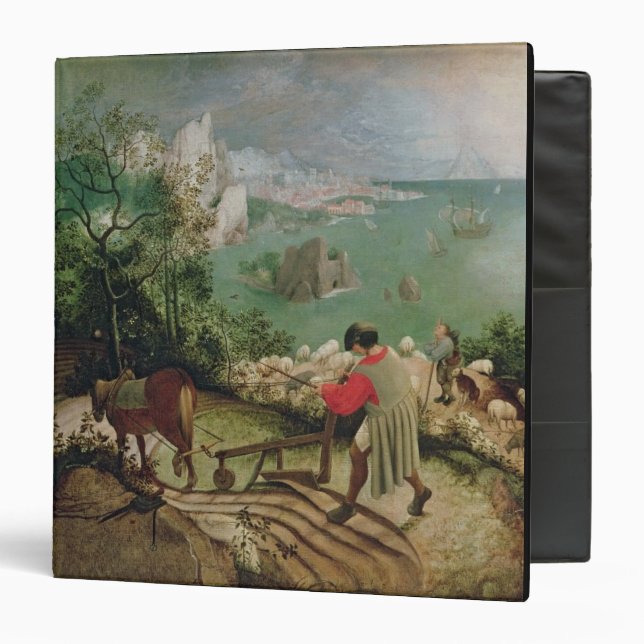 Landscape with the Fall of Icarus, c.1555 3 Ring Binder (Front/Inside)