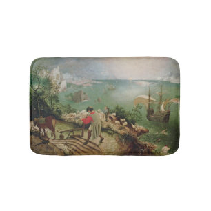 Landscape with the Fall of Icarus, c.1555 Bathroom Mat