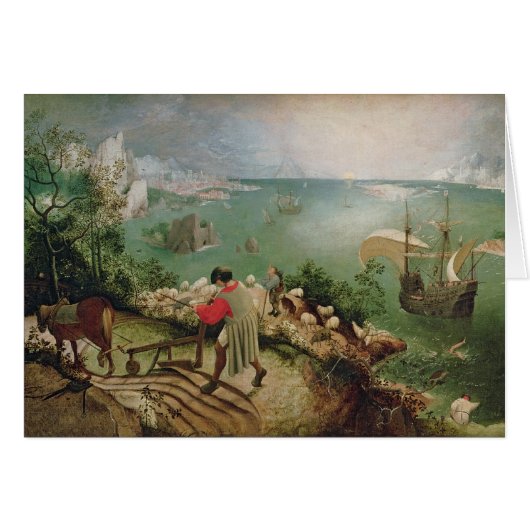 Landscape with the Fall of Icarus, c.1555 Cards (Front Horizontal)