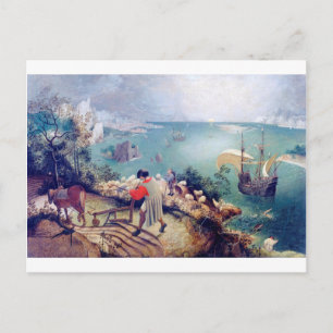 Landscape with the Fall of Icarus, Pieter Bruegel Postcard