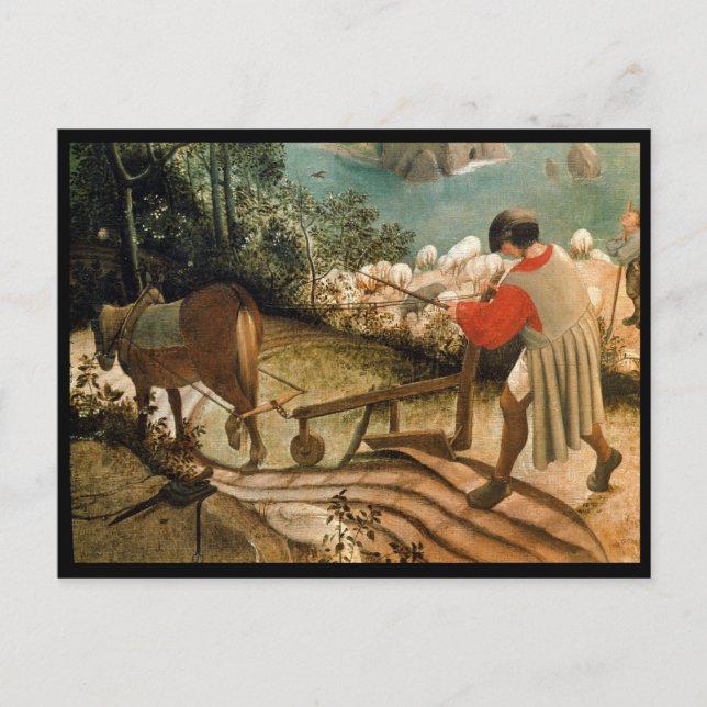 Landscape with the Fall of Icarus Postcard (Front)