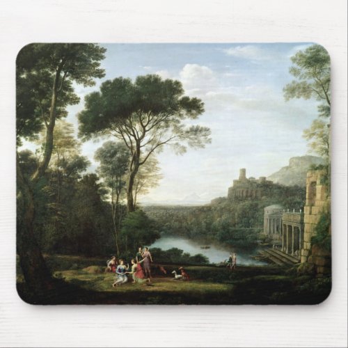 Landscape with the Nymph Egeria Mouse Pad