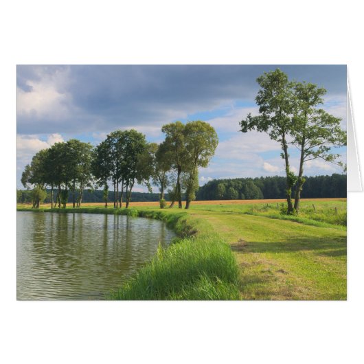 Landscape with trees cards (Front Horizontal)