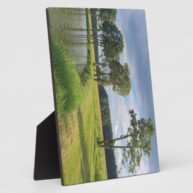 Landscape with trees plaque (Side)