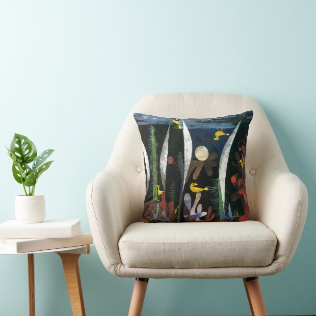 Landscape with Yellow Birds | Paul Klee | Throw Pillow (Chair)