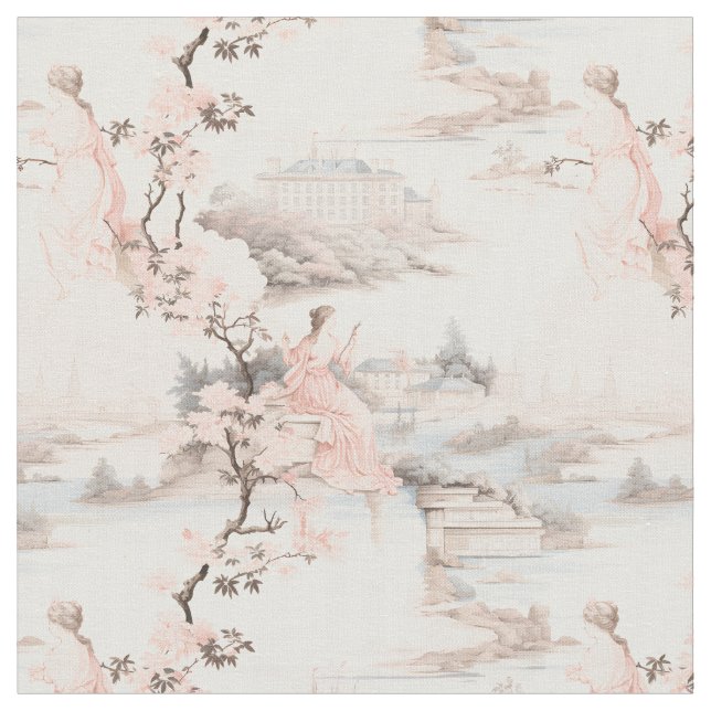 Landscape & Women Fabric (Close Up)