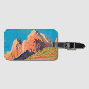 Landscape, Zion National Park by Maynard Dixon Luggage Tag