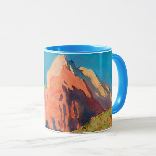 Landscape, Zion National Park by Maynard Dixon Mug (Front Right)
