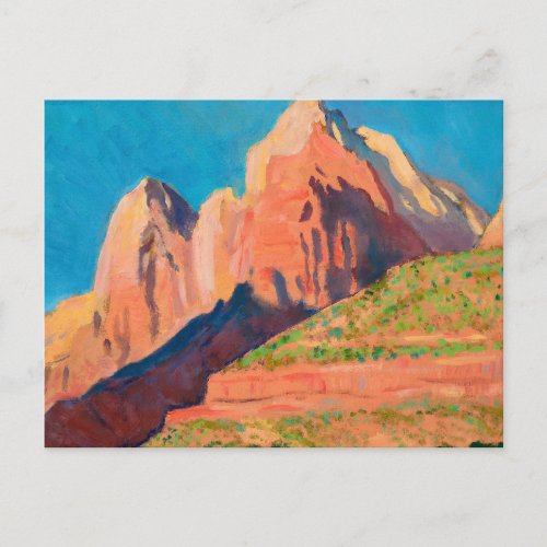 Landscape Zion National Park by Maynard Dixon Postcard