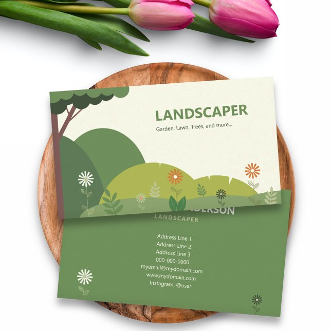Landscaper Business Card (Landscaper Business Card)