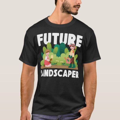 Landscaper Future Landscaper Kid T_Shirt