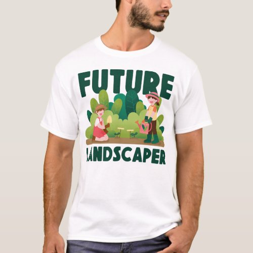 Landscaper Future Landscaper Kid T_Shirt