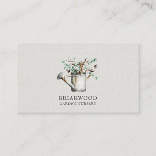 Landscaper Gardener Greenery  Square Business Card