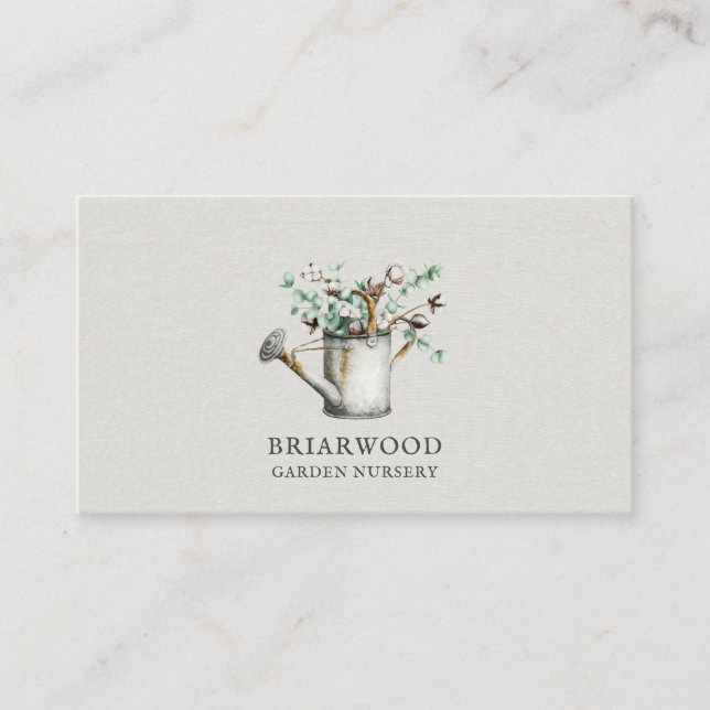 Landscaper Gardener Greenery  Square Business Card (Front)