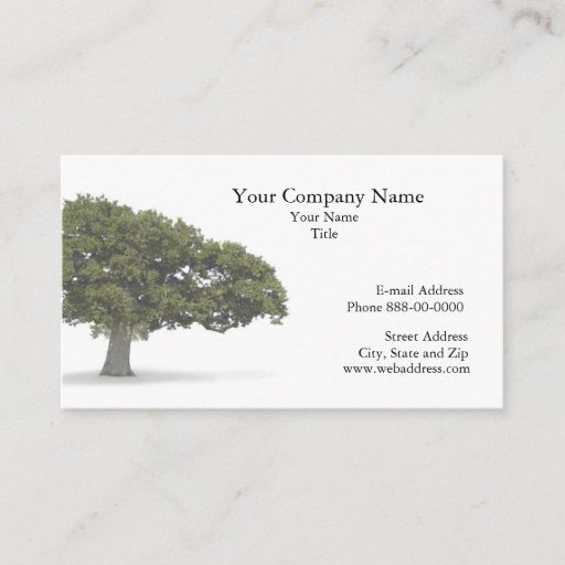 Customizable Landscaper Business Card
