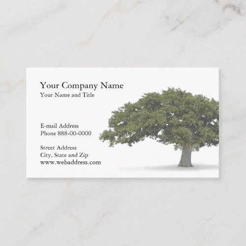 Landscaper Tree Trimmer Business Card