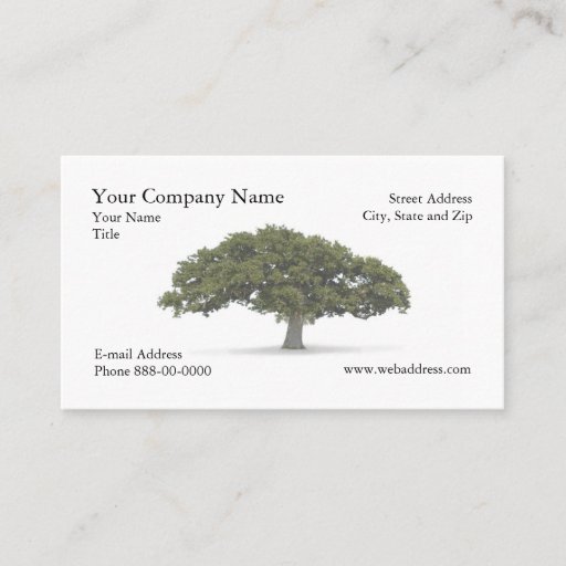 Customizable Landscaper Business Card