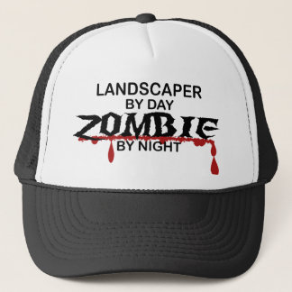 Landscaper Zombie Trucker Hat