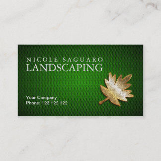 Landscapers Gardeners Business Card