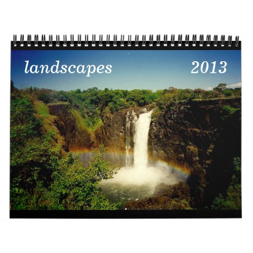 landscapes 2013 calendar