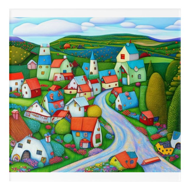 Landscapes Acrylic Print (Front)