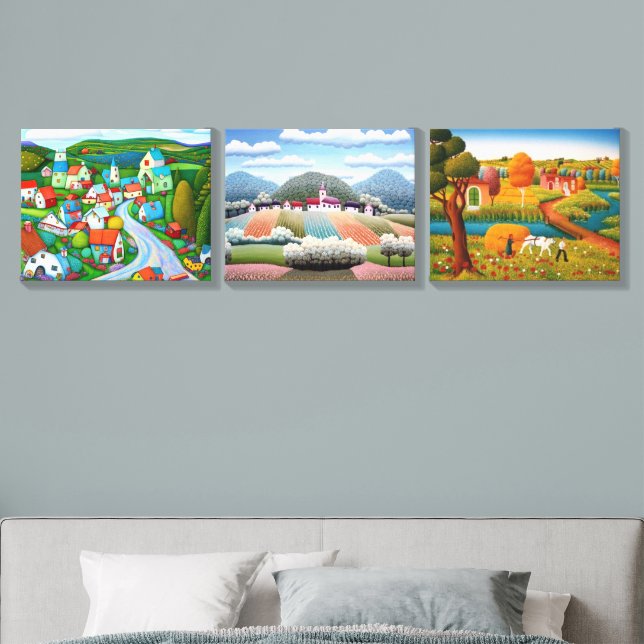Landscapes Canvas Photo Tile (Bedroom)
