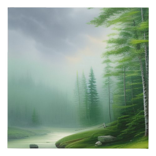 Landscapes Featuring Nature are a Hallmark of Nord Faux Canvas Print