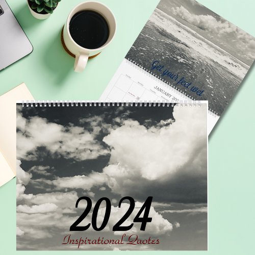 Landscapes Grayscale Inspiration Color Calendar