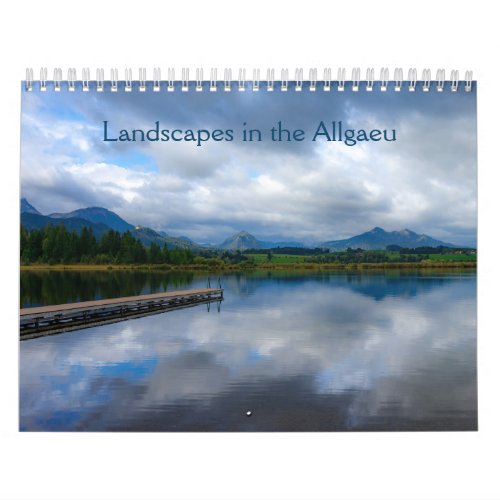 Landscapes in the Allgaeu Bavaria Germany Calendar