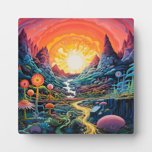  Landscapes inviting exploration Plaque (Front)