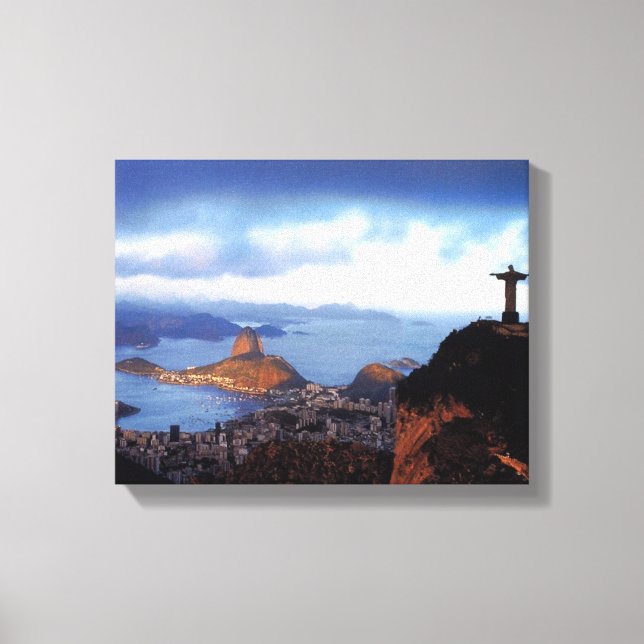 Landscapes Nature Brazil Rio De Janeiro Canvas Print (Front)