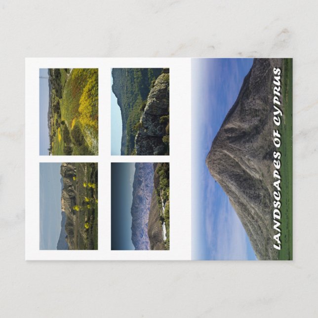 Landscapes of cyprus postcard (Front)