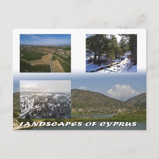 Landscapes of Cyprus Postcard (Front)